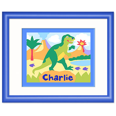Dinosaur Land Personalized Print