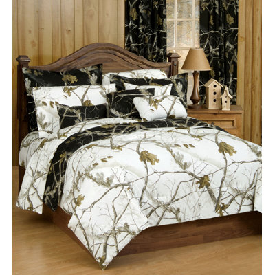 Realtree Bedding Camo Bedding Collection in Black