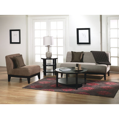 Ave Six Glen Fabric Slipper Chair