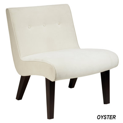Ave Six Curves Valencia Velvet Slipper Chair