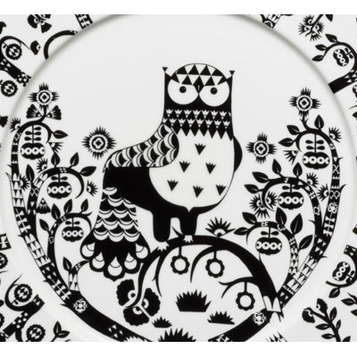 iittala Taika 11.75" Black Plate
