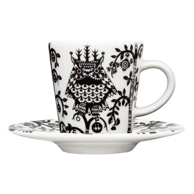 iittala Taika 4.5" Black Espresso Saucer