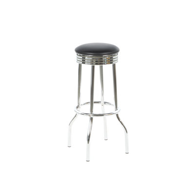 Wildon Home &reg; Ridgeway Soda Fountain Bar Table Set in Black