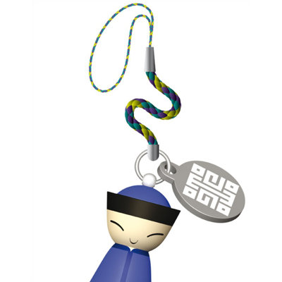 Alessi Mr. Chin Cell Phone Charm by Stefano Giovannoni