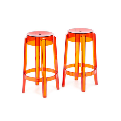 Kartell Charles Ghost 26" Stool