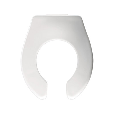 Bemis Toddler/Baby Commercial Plastic Open Front Toilet Seat with Check Hinges, STA-TITE and DuraGuard