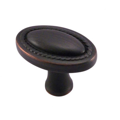 Ultra Hardware Lawn & Garden Designer's Edge Oval Carded Cabinet Knob