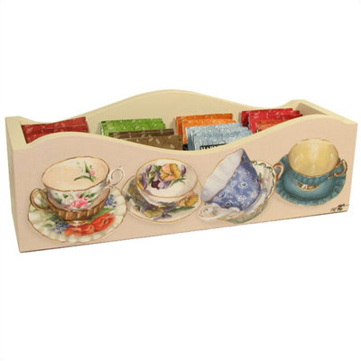 Lexington Studios Tea Cups Caddy with Dividers