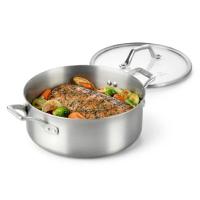 Calphalon AcCuCore 5 Quart Dutch Oven with Cover
