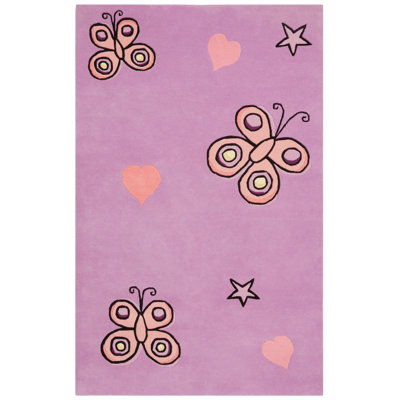St. Croix Playful Butterfly Kisses Kids Rug