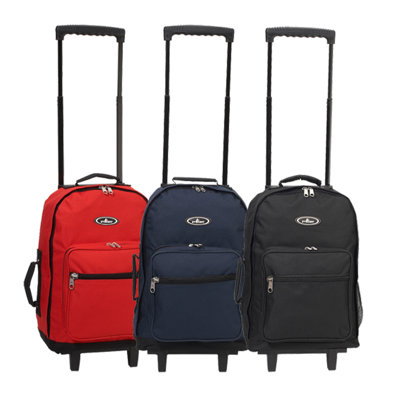 Everest 17" Telescoping Rolling Backpack