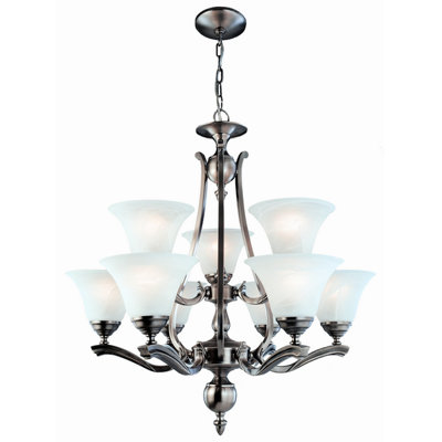 DVI Devonshire 9 Light Up Chandelier