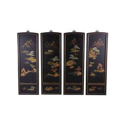 Asian garden plaque wall