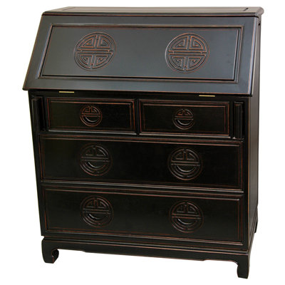 Oriental Furniture Classic Secretary  Desk