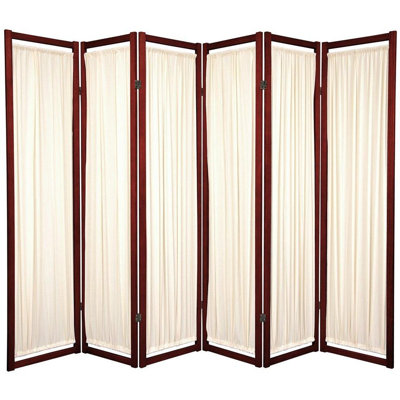 Oriental Furniture Helsinki Shoji Room Divider in Rosewood