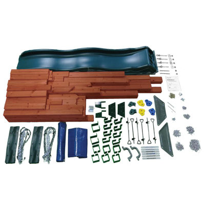 Swing-n-Slide Asheville Wood Complete Play Set