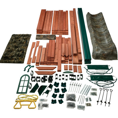 Swing-n-Slide Real Tree Huntsman Wood Complete Play Set