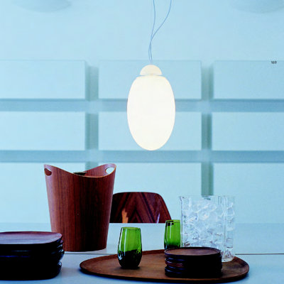 FLOS Brera Suspension Lamp in White