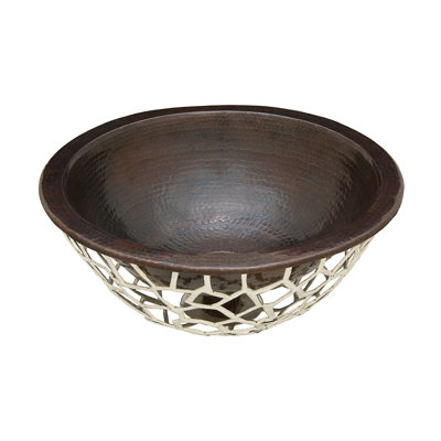 Thompson Traders Nest II Hand Hammered Copper Vessel Sink