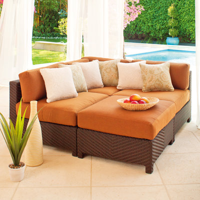 La Vie Deep Seating Sectional Sofa with Cushion