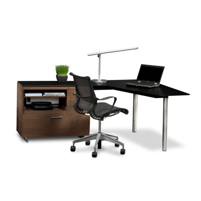 BDI Sequel Corner Desk Office L- Shaped Suite