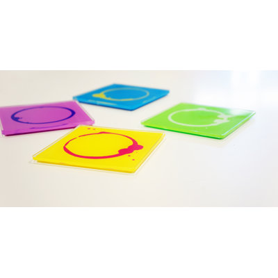 Molla Space, Inc. Stained Coasters