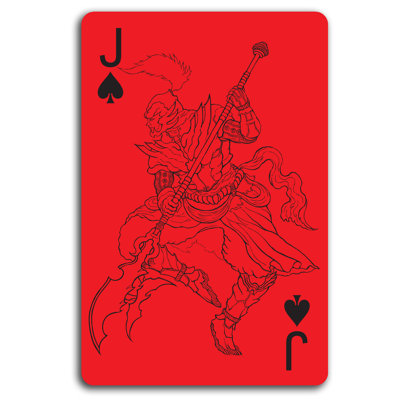 Molla Space, Inc. Red Playing Cards