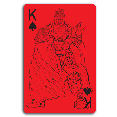 Molla Space, Inc. Red Playing Cards