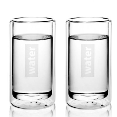 TAG Viva Glassware Classic Double Wall Water Glass (Set of 2)