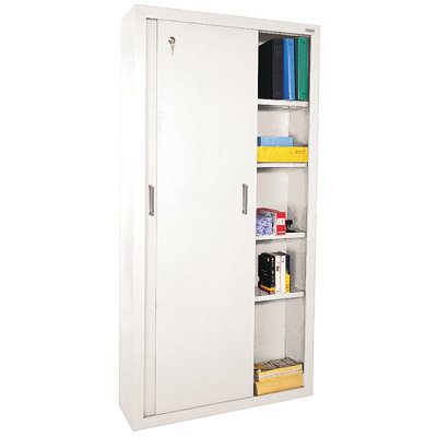 Sandusky Cabinets 72" Storage Cabinets with Sliding Door