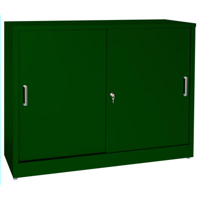 Sandusky Cabinets 29" Storage Cabinets with Sliding Door