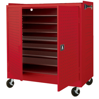 Sandusky Cabinets Mobile Laptop Security Cabinet with Charging System