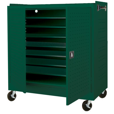 Sandusky Cabinets Mobile Laptop Security Cabinet with Charging System