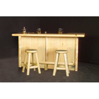 Northwoods Billiards Log Bar