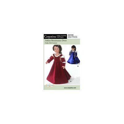 Carpatina Clothes Pattern Doll Italian Renaissance Dress