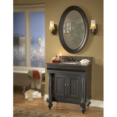 Kaco International Guild Hall 30" Distressed Vanity with Granite Top