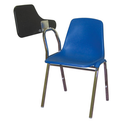 National Public Seating Poly Shell Chair with Optional Tablet Arm