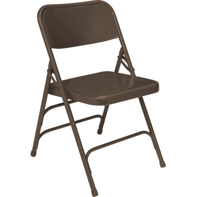 National Public Seating 300 Series Triple Brace Steel Folding Chair