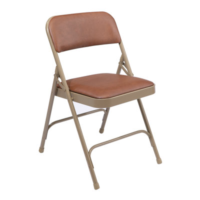 National Public Seating 1200 Series Vinyl Upholstered Folding Chair