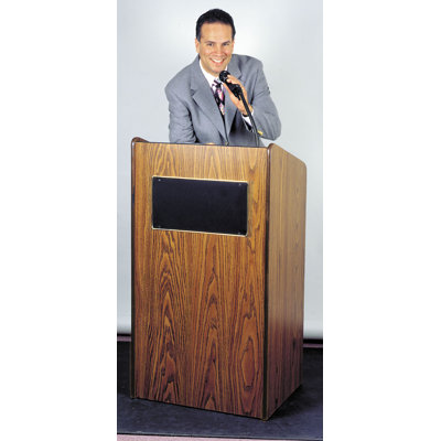Oklahoma Sound Corporation iscratAristocrat Floor Sound Lectern #6010