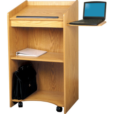 Oklahoma Sound Corporation Aristocrat Floor Lectern #600 (Non Sound)