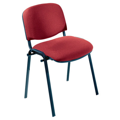Safco Products Company Visit Upholstered Stacking Chair (Set of 2)