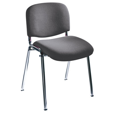 Safco Products Company Visit Upholstered Stacking Chair (Set of 2)