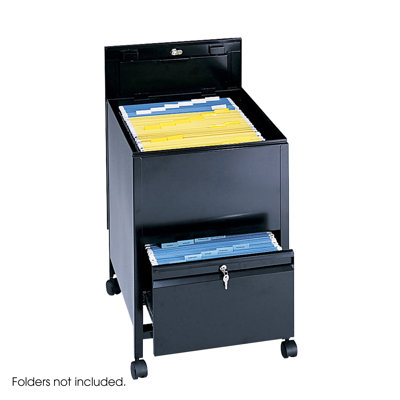 Safco Products Company Extra-Deep Locking Legal-Size Tub File with File Drawer