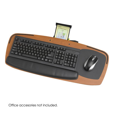 Safco Products Company Premier Series Keyboard Platform with Control Zone