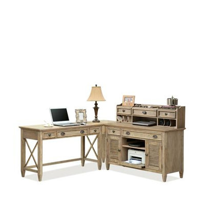 Riverside Furniture Coventry Credenza Desk with Hutch