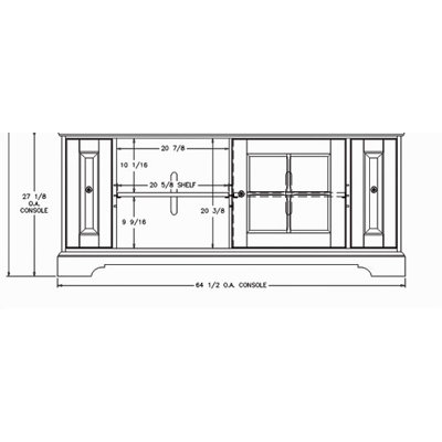 Riverside Furniture Visions 65" TV Stand