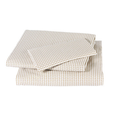 DwellStudio Chevron Chocolate Sheet Set