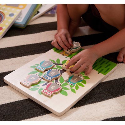DwellStudio Owls Wooden Puzzle