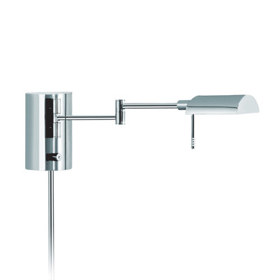 Sonneman D Lite One Light Wall Lamp in Polished Chrome